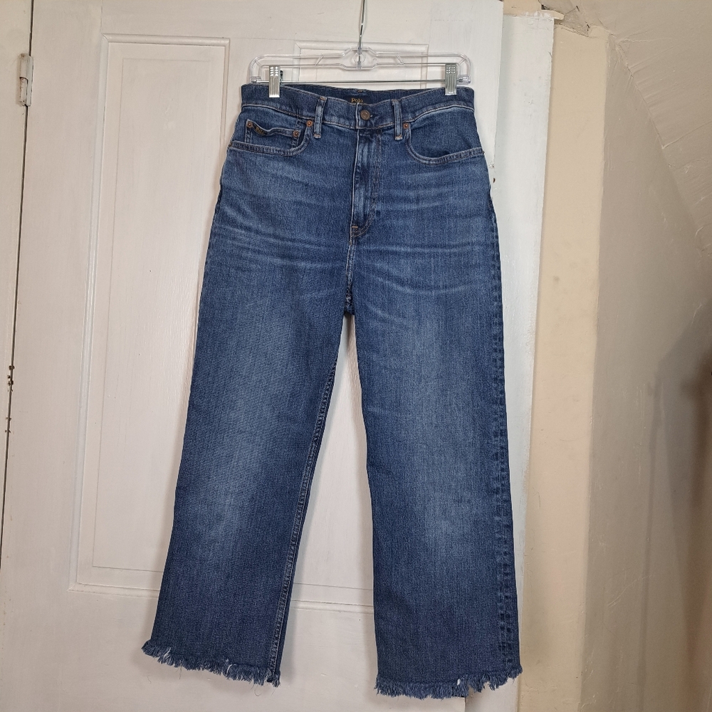 Ralph Lauren Blue Cropped Jeans